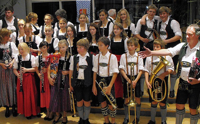 Jungmusiker aus Ruhpolding besuchten I...r Jugendkapelle Ihringen-Wasenweiler.   | Foto: privat