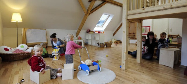 Mehr Platz fr Kinder: Die neuen Rume unterm Dach  | Foto: Ingo Schneider
