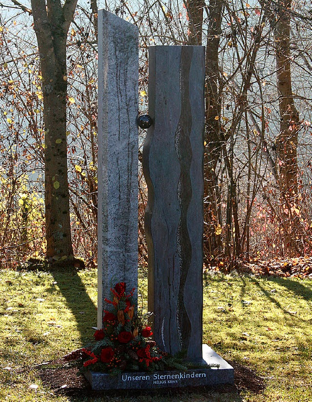 Die  Gedenksttte fr die &#8222;Sternenkinder&#8220; auf dem Stalterfriedhof   | Foto: helios-Klinik