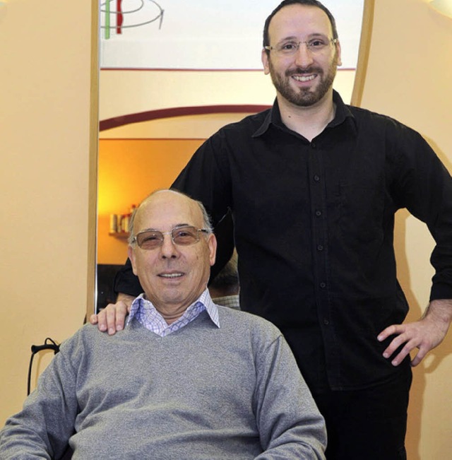 Vater und Sohn Falcone   | Foto: Privat