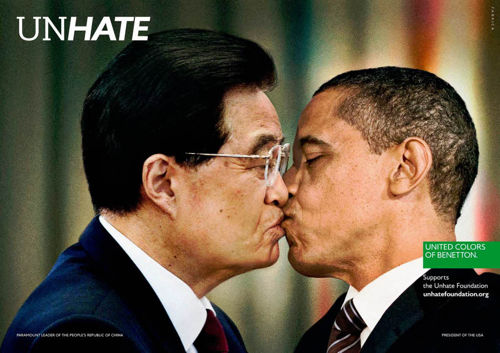 US-Prsident Barack Obama ksst Chinas Staatsprsidenten Hu  Jintao.