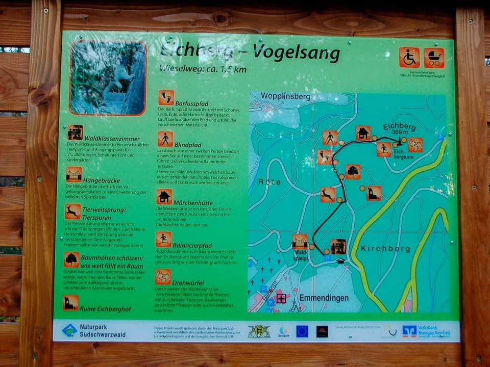 Den Lageplan gibt&#8217;s auch als Flyer.  | Foto: Gerhard Walser