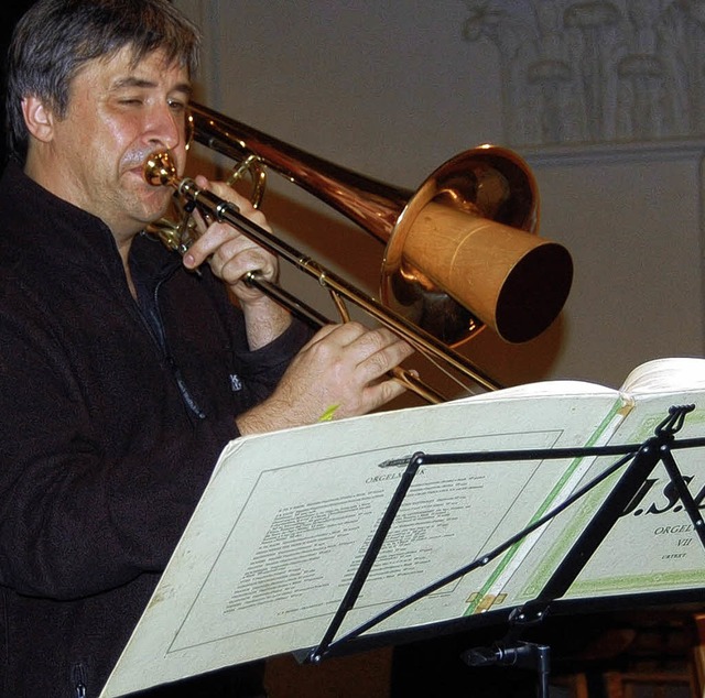 Thomas Wagner beim Konzert in der Peterskirche  | Foto: Sonja Lutz