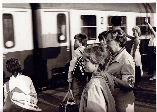 Bahnhofsmission im Jahr 1976 &#8211; s...te gibt es Tee, Gebete und Reiseinfos.  | Foto: Peter Wirtz