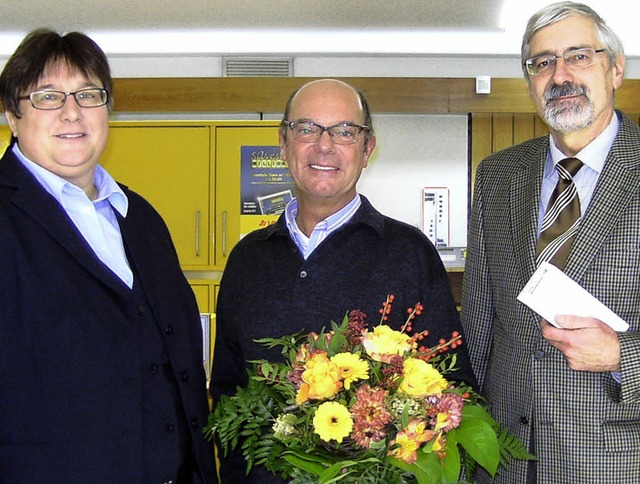 Richard Dietsche  (Mitte) wurde von  W...haber fr seine Arbeit ausgezeichnet    | Foto: HEIDRUN BRICHTA