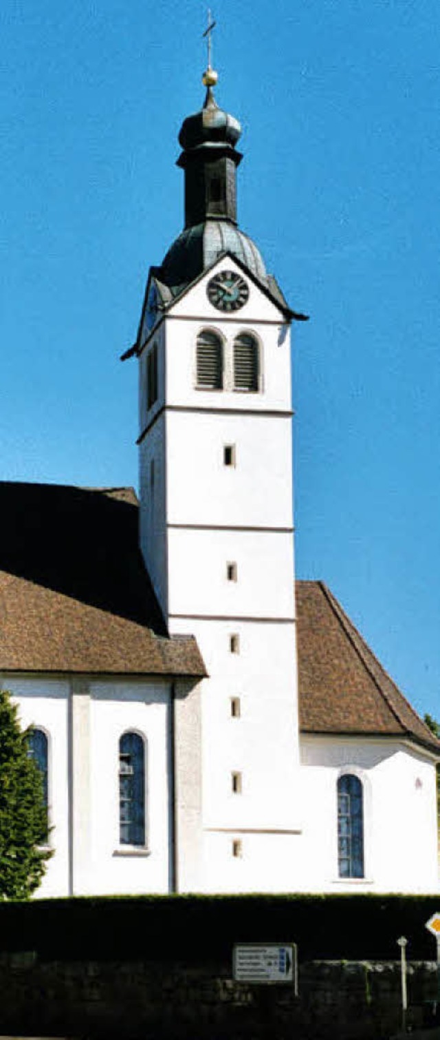 Das Zentrum der zuknftig fusionierten...e St. Martin,  die Kirche in Grwihl.   | Foto: Eisenbeis