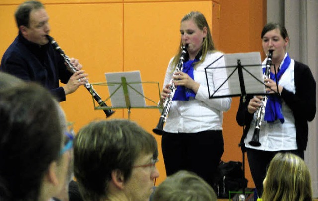 Abwechslungsreicher Jugendvorspielnach...gartz und Yvonne Eckmann (von links).   | Foto: Monika Rombach