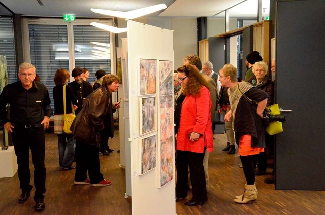 Die Ausstellung: Treff der Kunstfreund...lattform des Kunstschaffens in Lrrach  | Foto: Barbada Ruda
