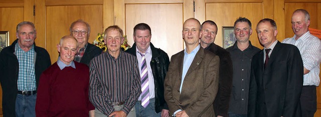 Viele Ehrungen gab es beim Verein der ...Winfried Schwarz und Mathias Brugger.   | Foto: C.Maier