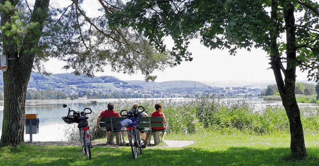 Trgerisches Idyll: Der Klingnauer Sta...lasteter Sedimente. Archivbild: Herbst  | Foto: Herbst