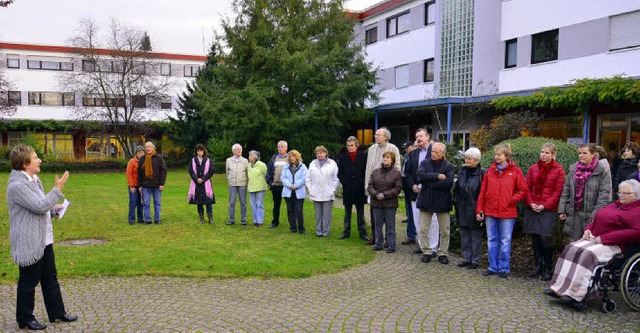 Nach der gelungenen Renovierung wurde ...ske-Seibel heit die Gste willkommen.  | Foto: dieter erggelet