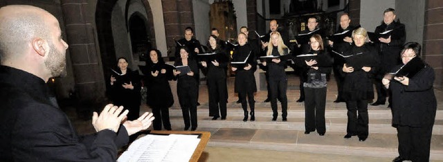 &#8222;Zwanglos vocal&#8220;  mit Diri...n in der Emmendinger Stadtpfarrkirche   | Foto: Markus Zimmermann