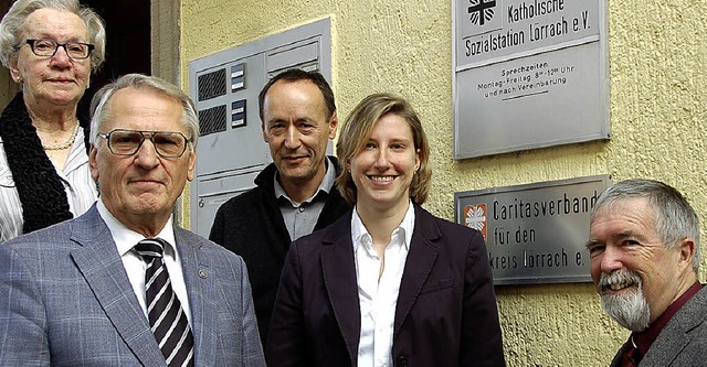 Johanna Lohmller, Berthold Josko, Hel...mtlicher Vorstand nach 28 Jahren aus.   | Foto: Sabine Ehrentreich