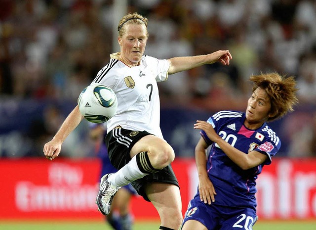 Eine der erfolgreichsten deutschen Fuballerinnen: Melanie Behringer  | Foto: dapd