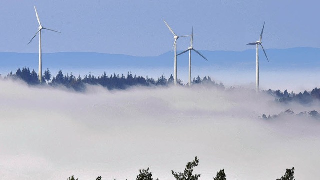 Mgliche Standorte fr Windkraftanlage... mit dem Thema erstmals  beschftigt.   | Foto: dpa