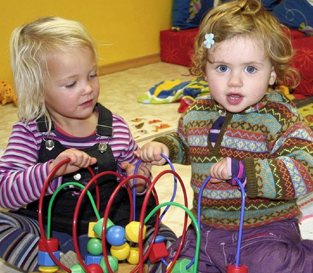 Mehr Betreuungspltze fr Kinder unter...rf soll das Angebot ausgebaut werden.   | Foto: BZ-Archiv