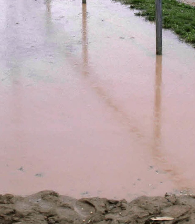 Regenwasser, das nicht auf dem eigenen...rkalkulation mit eingerechnet werden.   | Foto: Dieckmann