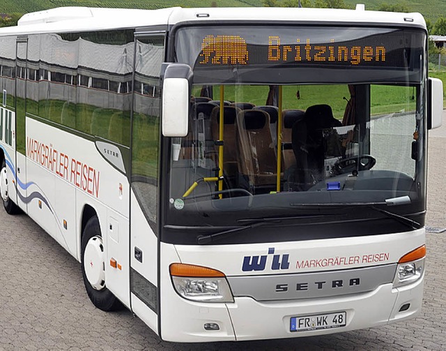 Der Britzinger Schulbus ist gratis.  | Foto: Mnch