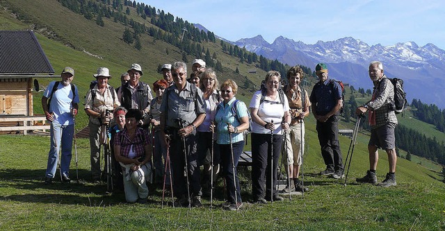 Der Schwarzwaldverein Winden wanderte im Zillertal.   | Foto: Privat