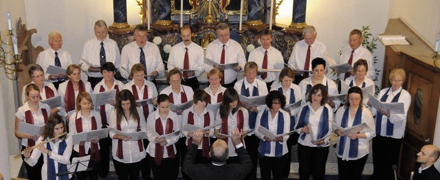 Der von Andreas Heer gefhrte Gemischt... an Gedanken durch das Kirchenkonzert.  | Foto: Dietmar Noeske