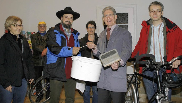 Fr den Anfang reicht&#8217;s (von lin...olfgang G. Mller und  Lutz Hovestadt   | Foto: HEIDI FSSEL