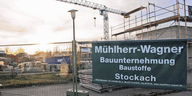 Gehen beim Bauunternehmen Mhlherr-Wag...solvenzverfahren ist gestellt worden.   | Foto: vollmer