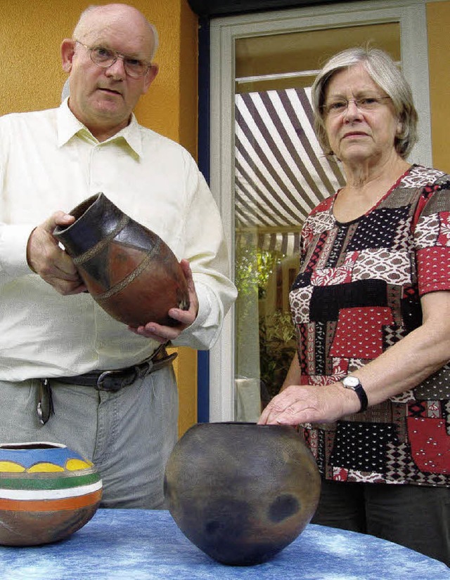 Die Farben Afrikas haben es  dem Maulb...tretungspfarrer in Lderitz arbeiten.   | Foto: Tim Nagengast