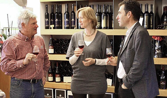 Die Bundestagsabgeordnete Kerstin Andr... Wihler  ber die EU-Weinbaupolitik.    | Foto: susanne bremer