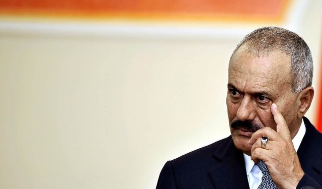 Rumt seinen Stuhl: Jemens Prsident Saleh   | Foto: dpa