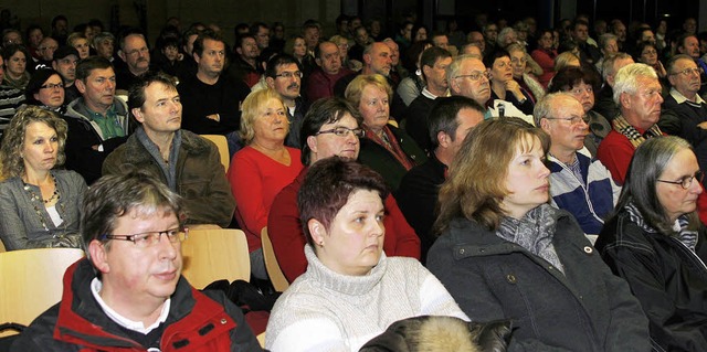 Groes Interesse haben die Hohberger a..., wie derzeit am Bau des Staubeckens.   | Foto: fssel