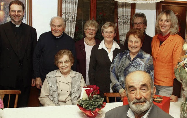 Die Geehrten des Ettenheimer Kirchench...ld Nann und Dirigentin Hilke Polley.    | Foto: Herbert Birkle