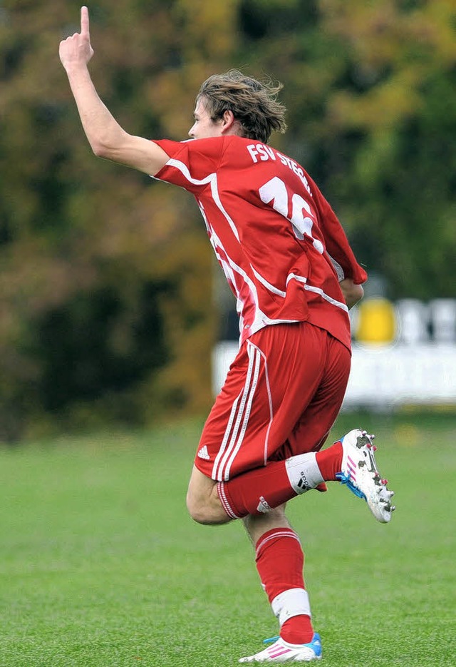 Fr den FSV Stegen  auf Torejagd: Heiko Hogenmller.   | Foto: Patrick Seeger