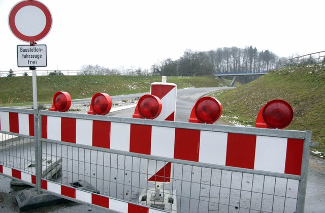 Manche Straenbaumanahmen stellen sic... und kommen 2012 nur langsam vorwrts.  | Foto: Archiv: Ralf Staub