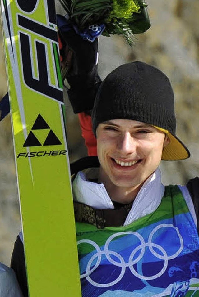 Andreas Wank, Silbermedaillengewinner ...len  2010, trainiert in Hinterzarten.   | Foto: Seeger/DPA