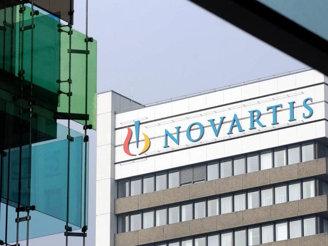 Im Clinch mit den deutschen Pharmagro...rn: der Schweizer Hersteller Novartis.  | Foto: AFP