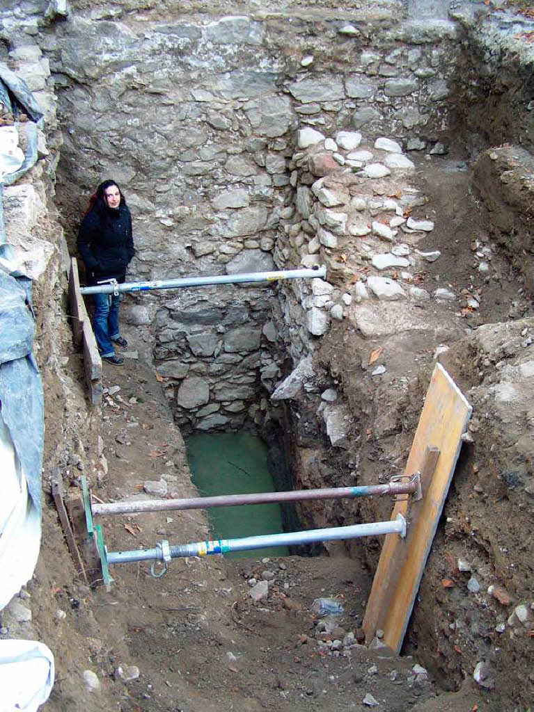 Grabung und Funde der Archologen in Waldkirch
