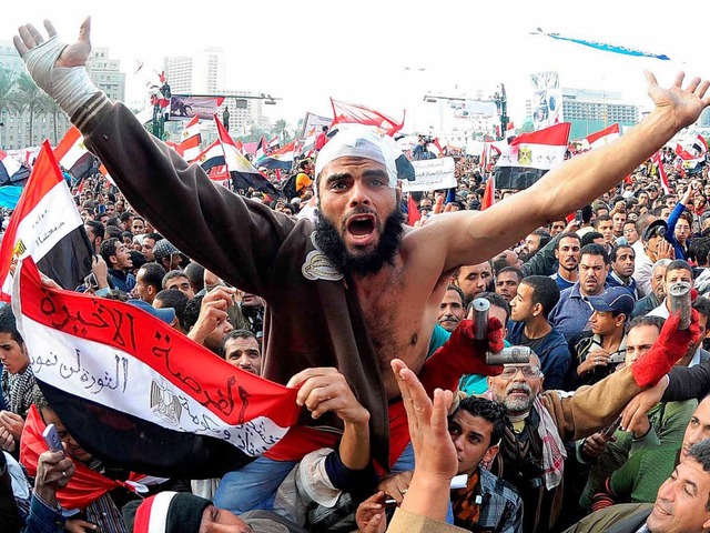 Die Proteste auf dem Tahrir-Platz in Kairo  | Foto: dpa