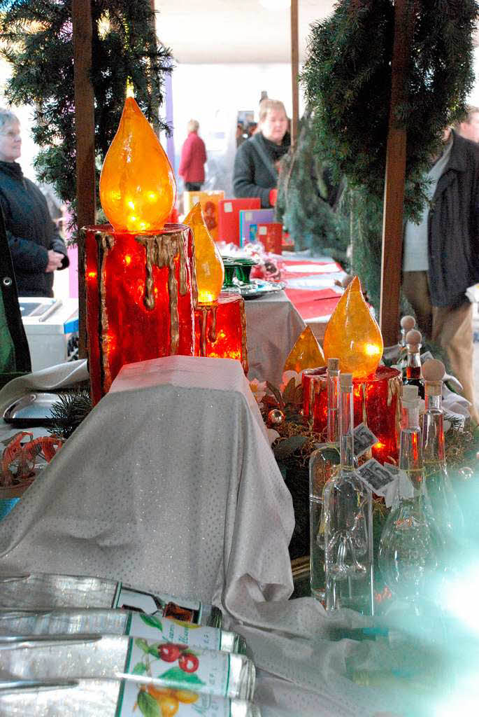 Impressionen vom Weihnachtsmarkt in Grenzach-Wyhlen 2011.