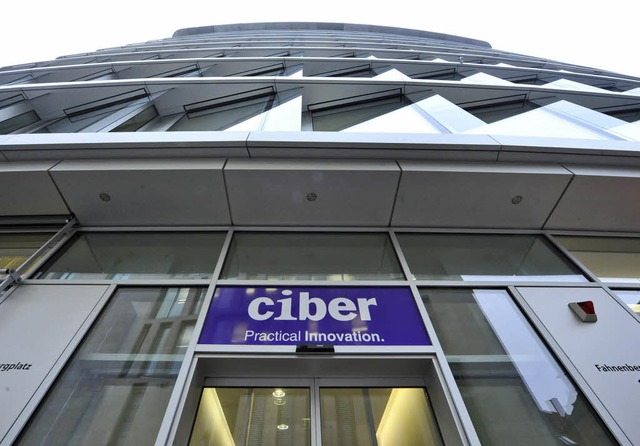 Der neue Sitz der Freiburger Niederlassung der Ciber AG im Unterlinden-Solitr   | Foto: Michael Bamberger