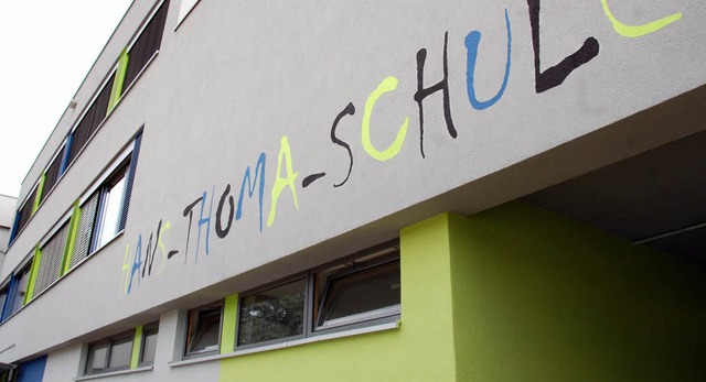Das meiste Geld aus dem Konjunkturpake...n die Sanierung der Hans-Thoma-Schule.  | Foto: Lauber
