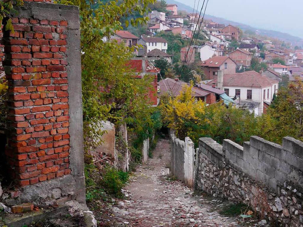 Direkt unterhalb der Festung liegt das frhere serbische Viertel.