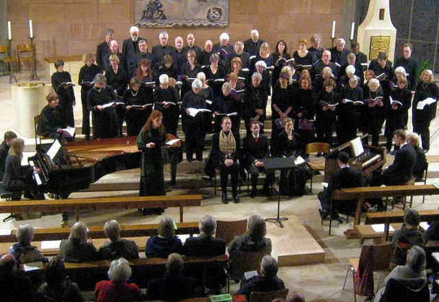 Chor und Solisten ergnzten sich perfe...elle&#8220; in der Kirche St. Gallus.   | Foto: Anne Freyer