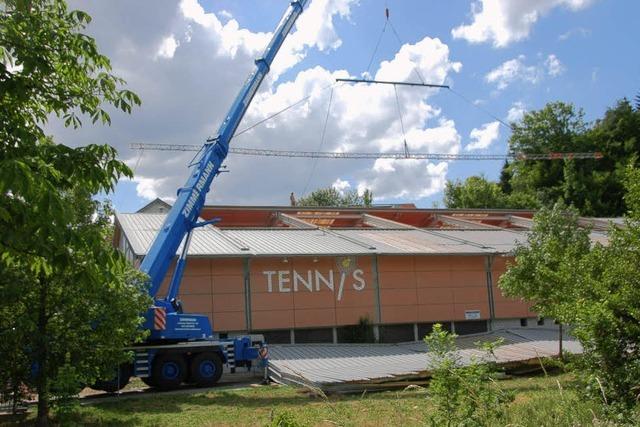 Nichts geht in der Tennishalle