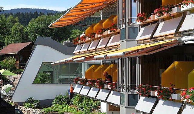 Albtalblick: Blick vom Gstehaus zur &#8222;Wellness-Oase&#8220;.   | Foto: privat