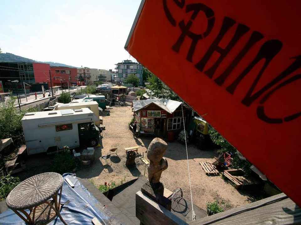 Die Wagenburg „Kommando Rhino...etzt hat sich das Kollektiv aufgel�st.  | Foto: Bastian Henning