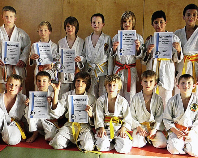 Erfolgreicher Judo-Nachwuchs aus Bad Krozingen  | Foto: Privat