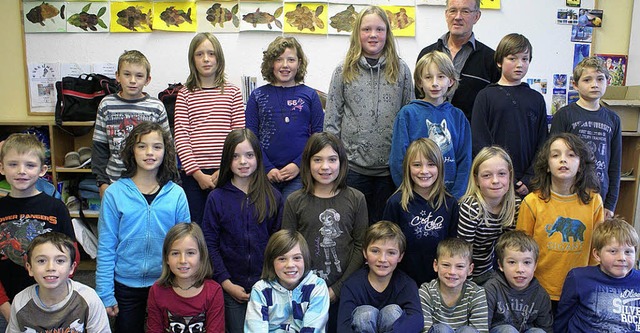 Zisch-Besuch: Klasse 4b der Grund- und Hauptschule Rickenbach, Klassenlehrer  | Foto: Krug
