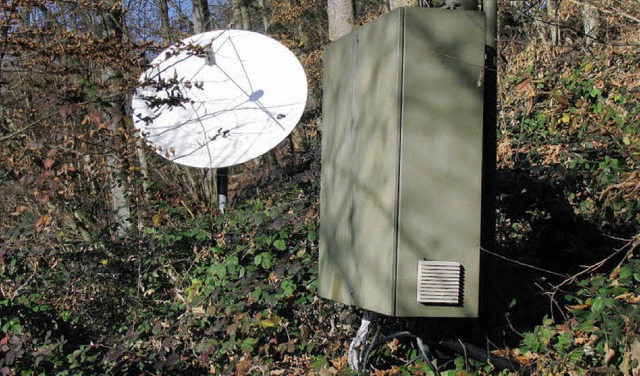 Die Technik IG Antenne hat ausgedient....lierte Gemeinschafts-Anlage abgebaut.   | Foto: M. Lange