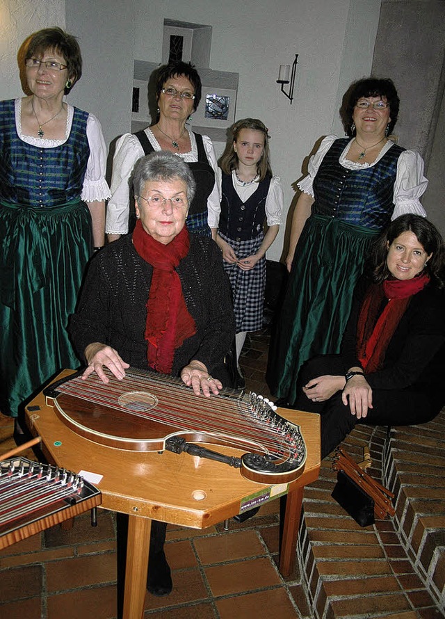 Wiesentler Stubengesang zugunsten der... es gefallen und den Zuschauern auch.   | Foto: Vera Winter