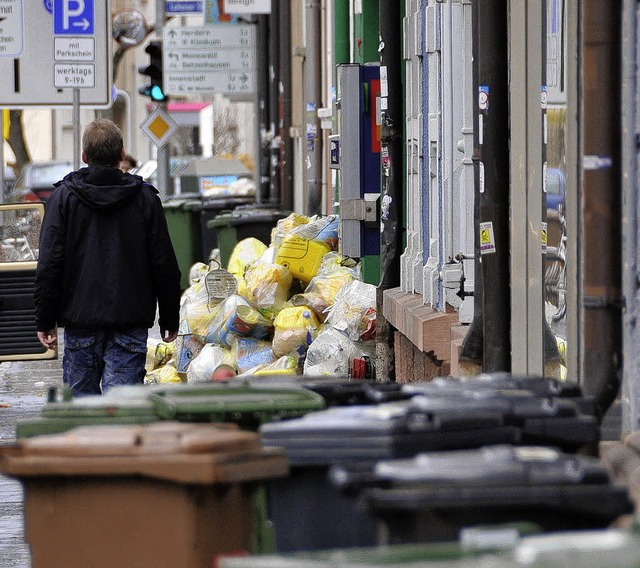 Auch wenn es manchmal nicht den Ansche...er Mll an als in anderen Grostdten.  | Foto: Ingo Schneider